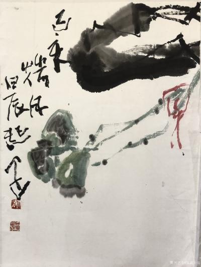 鉴藏文化收藏-崔大有（石缶）己亥年花鸟画作品欣赏【图10】