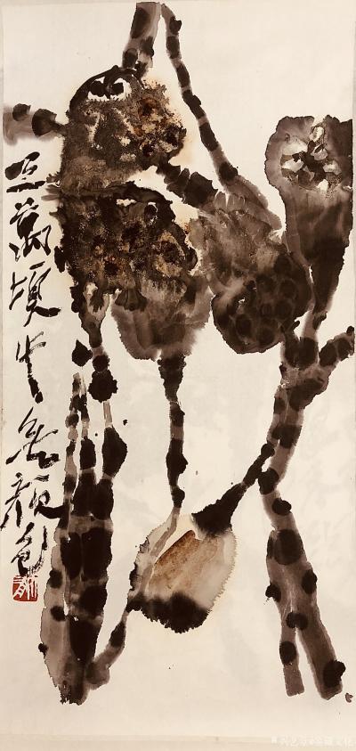 鉴藏文化收藏-崔大有（石缶）己亥年花鸟画作品欣赏【图26】