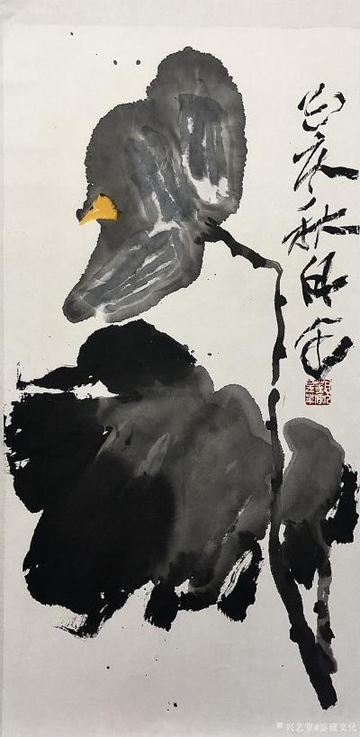 鉴藏文化收藏-崔大有（石缶）己亥年花鸟画作品欣赏【图33】