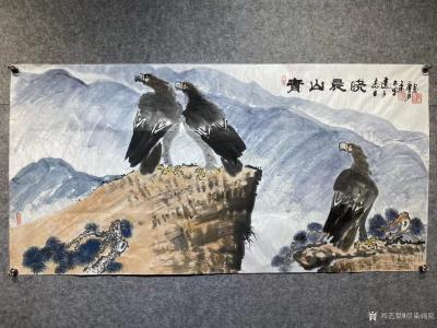 尽染画院日记-王庆熙先生的画作，可从“墨分五色”入手，“墨分五色”是中国画用墨的重要传统之一，【图1】