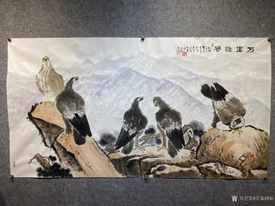尽染画院日记-王庆熙先生的画作，可从“墨分五色”入手，“墨分五色”是中国画用墨的重要传统之一，【图6】